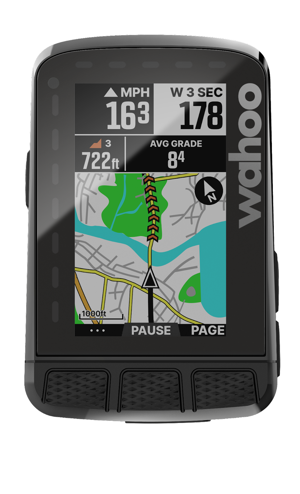 Wahoo elemnt online maps