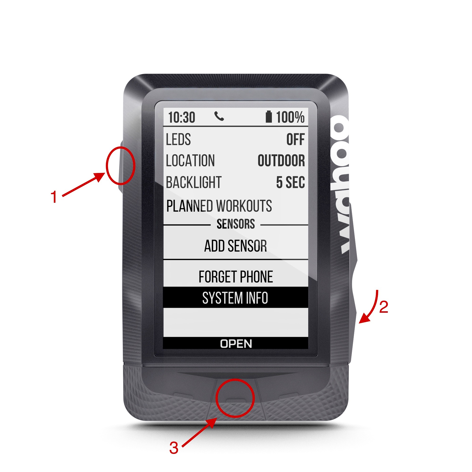 Wahoo elemnt deals bolt delete history