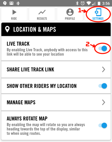 Wahoo elemnt roam live outlet tracking