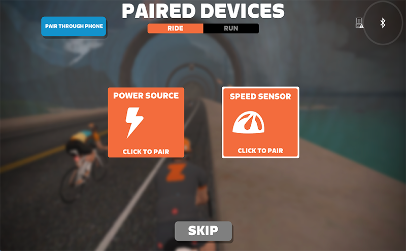 Zwift without cadence clearance sensor