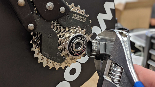 Wahoo kickr deals core campagnolo freehub