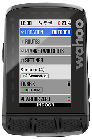 Wahoo elemnt indoor mode sale