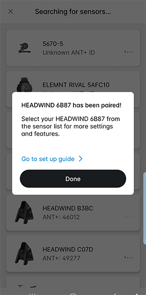 wahoo headwind app