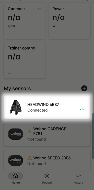 wahoo headwind app