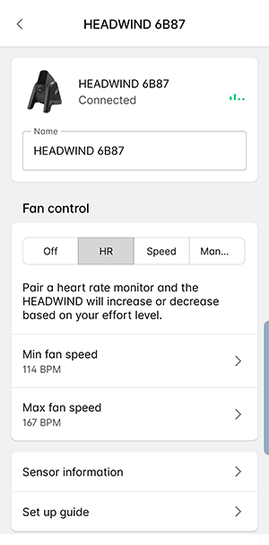 Pair and Control HEADWIND with the Wahoo app – Wahoo Fitness Support