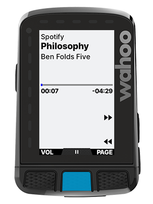 Music control [ELEMNT] – Wahoo Fitness Support