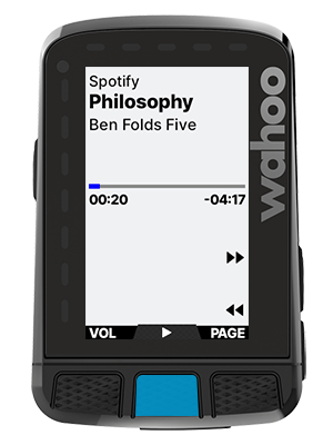 Music control [ELEMNT] – Wahoo Fitness Support