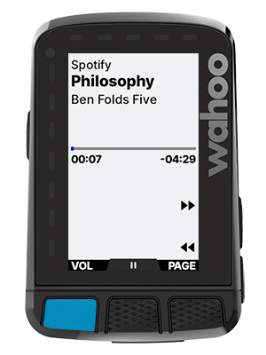 Music control [ELEMNT] – Wahoo Fitness Support