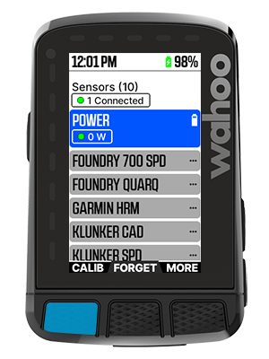 Wahoo elemnt bolt power data fields sale