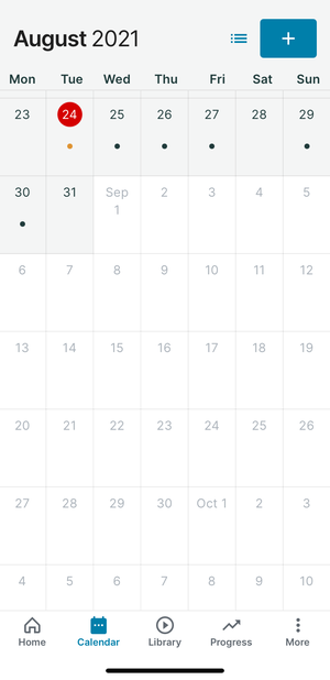Calendar Views And Weekly Summaries Wahoo Fitness Support