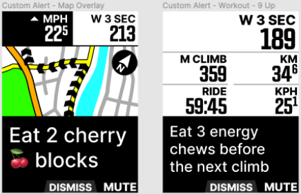 ELEMNT Custom Alerts Wahoo Fitness Support