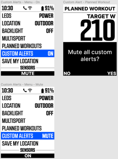 ELEMNT Custom Alerts Wahoo Fitness Support