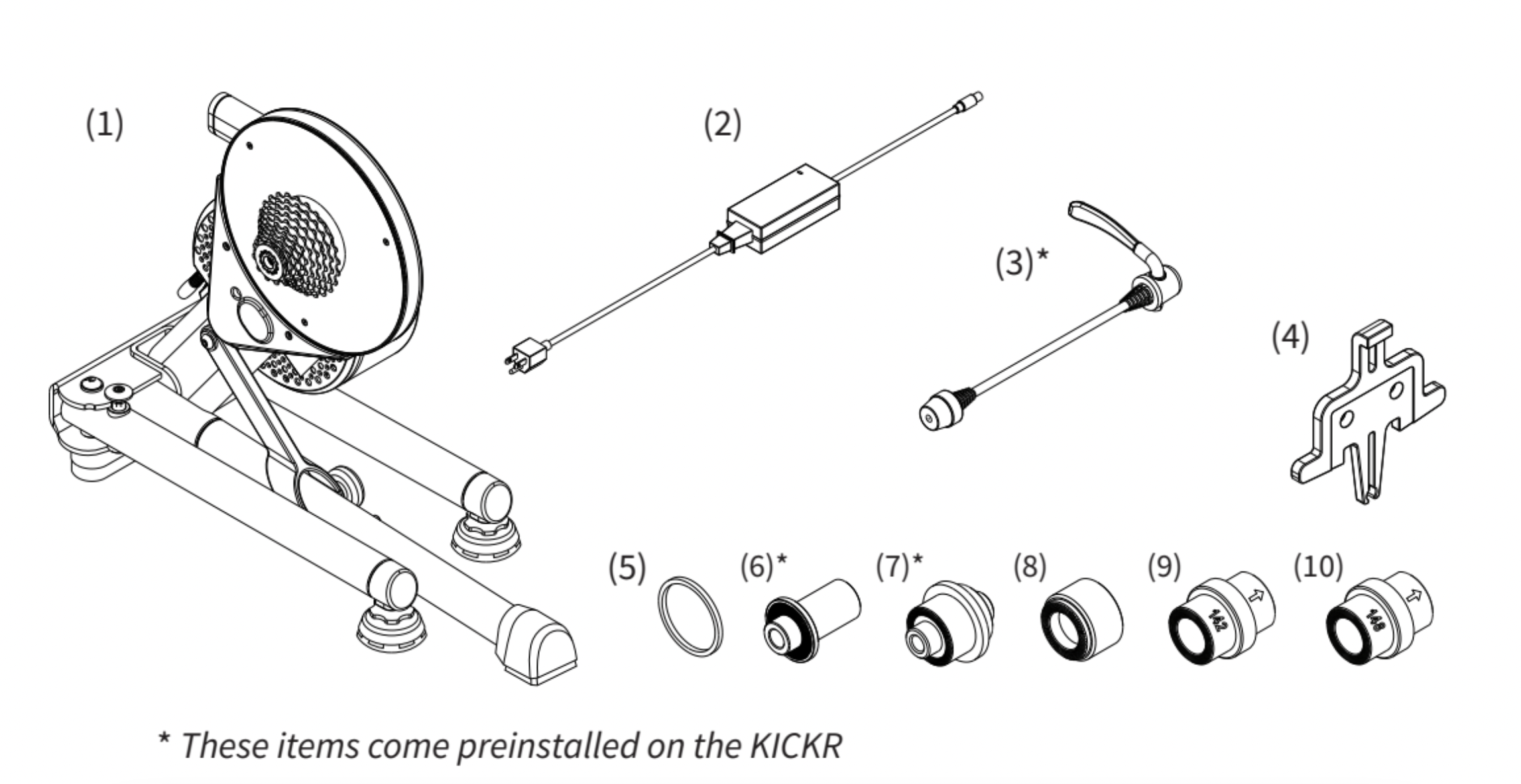 Wahoo kickr disc 2024 brake spacer