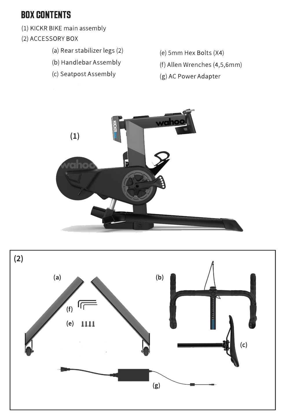 KICKR BIKE Information and Setup – Wahoo Fitness Support