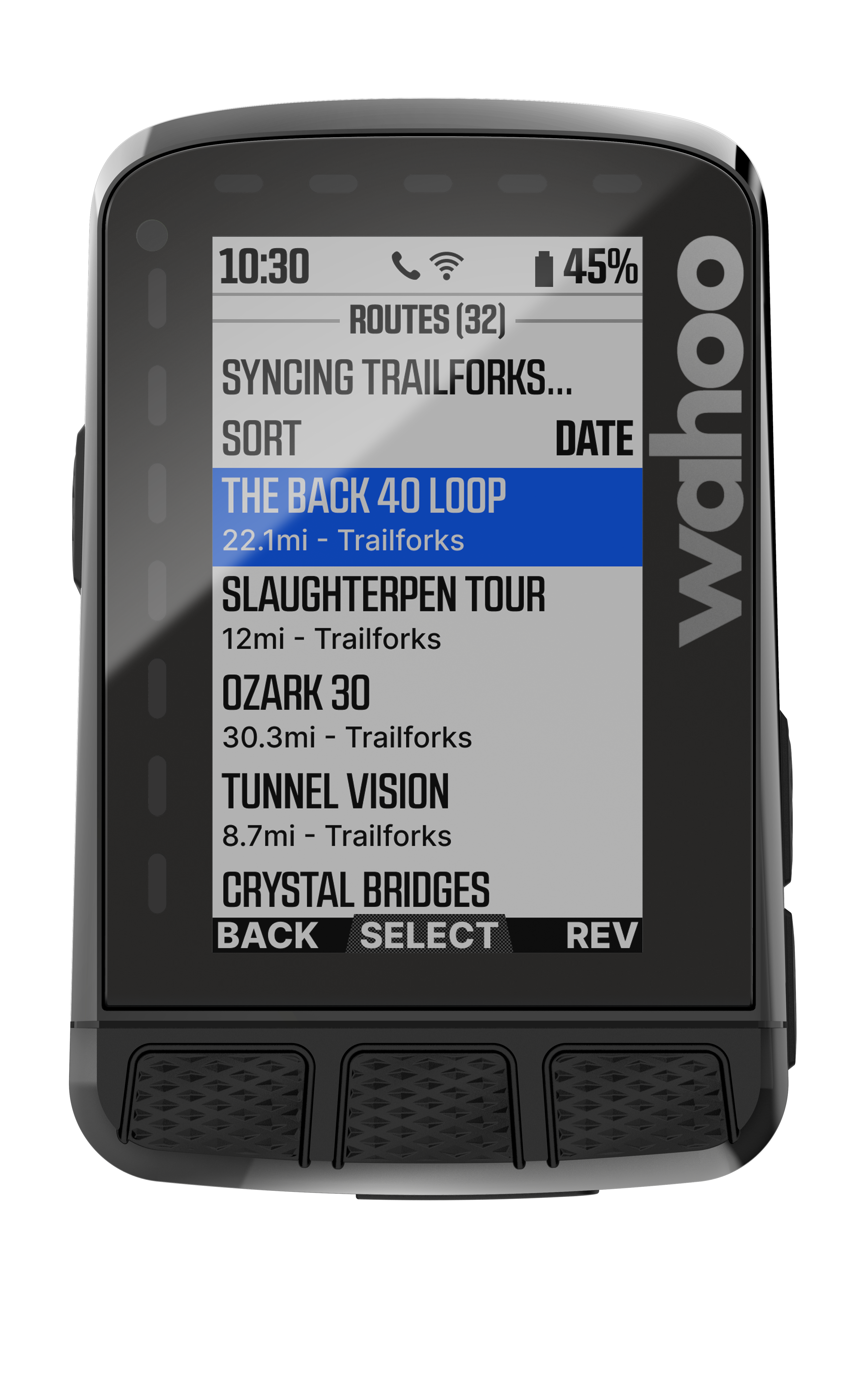 Trailforks sales wahoo elemnt